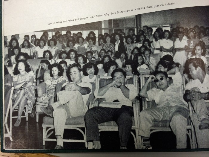 Veterans in front, Ka Palapala 1947