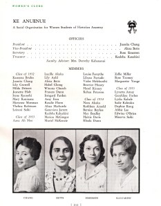 Ke Anuenue, social club for Hawaiian students at the University of Hawai'i