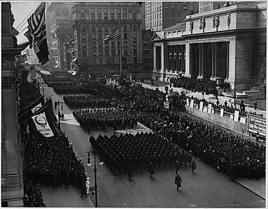 369th Infantry Parade, New York City 1917